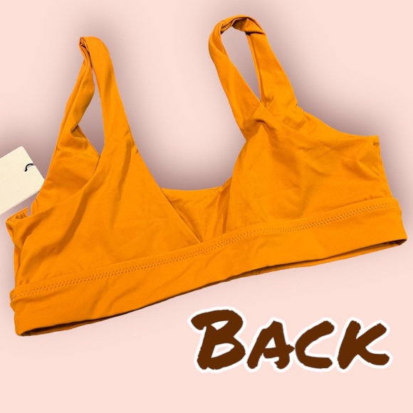 NWT Vitamin A Sienna Tank Bikini Top in mustard yellow/orange. Size S/6👙🏝️ - Picture 2 of 5